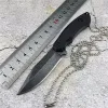 Mini Pocket Neck Knife Outdoor Camping EDC Survival Draagbare Fruitmessen Zelfverdediging Sleutelhanger Mes Utility Tool Rescue Messen