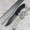 Mini coltello tascabile da collo campeggio esterno EDC sopravvivenza coltelli da frutta portatili coltello portachiavi autodifesa strumento di utilità coltelli da salvataggio