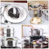 Double Boilers Steamer Ring Steaming Tool Pressure Tank Pot Durable Rack Stainless Steel Multi-Functional