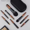 Makeup Brushes OVW 8PCS Mini Makeup Brush Set with Free Bag Animal Hair Cosmetic Brush Powder Foundation Blush Blending Brush Kit Q240126