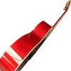 43 Guitarra Acústica Jumbo Series Sunset Red J200