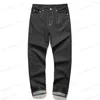Jeans voor heren Y2k Harajuku casual bedrukte jeans dames 2023 zomer nieuwe rechte wijde pijpen high street hiphop stijl heren- en dameskleding T240126