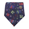 Bow Ties Christmas Themed Tie Festive Jacquard For Men Holiday Occasion Neck Necktie Family Gathering