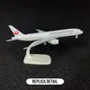 Maßstab 1:250, Nachbildung eines Metallflugzeugmodells der Japan Airlines B787, Luftfahrt-Dekoration, Miniatur-Kunstsammlung, Spielzeug für Kinder und Jungen, 240118