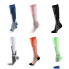 Calzini sportivi da corsa Uomo Donna Compressione Calcio Basket Vene varicose Nylon Calze infermieristiche mediche Ciclismo all'aperto Fitness Ot602