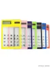 Kalkylatorer 1st 8 -siffror Pekskärm Ultra Slim Transparent Solar Stationery Clear Scientific Calculator Användning för Student School Office