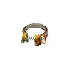 Anneaux de bande mignon drôle printemps chien anneau mignon fille Index bague ouverte réglable bande 240125