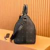 Duffel Torbalar Çanta M41424 KeepalLuxury Erkek Debriyaj Çanta Moda Kadınlar Çapraz Vücut Bagaj Duffle Bag En Kalite Tasarımcı Tote Trunk Duffel Seyahat Omuz Çantaları