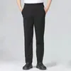 Pantalones para hombre Pantalones de chef unisex con cintura elástica Tela transpirable Bolsillos seguros para servicio de restaurante Uniformes de cocina Fácil