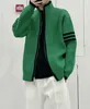 Männer Pullover Strickjacke Casual Mann Kleidung Mantel Zipper Jacke Zip-up Kein Hoodie Koreanische Mode Vintage Stil