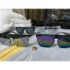 Роскошные дизайнерские солнцезащитные очки для мужчин и Louisities Viutonities Sunglass Женщина винтажная квадратная матовая рама