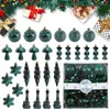 Decorazioni per feste Ornamenti natalizi Palline da appendere Albero Elegante palla Confezione regalo 28 pezzi