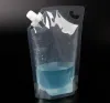 wholesale 1000ml/ 1L Classic Stand Up Plastic Drink Packaging Spout Bag Pouch for Beverage Liquid Juice Milk Coffee Water LL