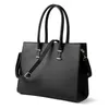 Shoulder Bags Laptop Bag Women 15 6-Inch Computer Work Handbag Leather Business Office295Z