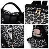 Schultaschen Mode Mädchen College Tasche Lässig Einfache Frauen Rucksack Leopard Buch Packtaschen Für Teenager Reise Schulter Laptop