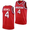 College Arizona Wildcats Basketball 16 Keshad Johnson Jersey Vrouw Jeugd Man 4 Kylan Boswell 3 Pelle Larsson 11 Oumar Ballo 2 Caleb Love 14 Motiejus Krivas Marinerood