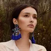 Charm Boho Exaggerated Earrings Creative Women's Bouclesoreil Handmade Winding Insects Tassel Earring Wholesale 2022 New Jewelry