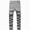 Men's Pants Mens Joggers Spring Plaid Print Solid Color Double Pocket Skinny Straight Suit Youth Stretchy Comfort Streetwear