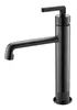 Bathroom Sink Faucets Basin Faucet Luxury Brushed Gold Single Handle And Cold Brass Material Black Grey Deck Mounted