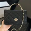 El çantası omuz çantası Crossbody Tasarımcı Siyah Çanta Seyahat Çanta Bagsreal Deri Bez Patent Deri Zinciri Moda Sırt Çantası Kadınlar için Yüksek Kaliteli Kadın Cüzdan