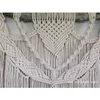 Macrame Wall Hanging Boho Decor Bohemian Fiber Art Modern Coastal Home Beach House Southwestern Style Minimalist Garn Tapestry 240118