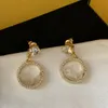 Luxury designer pearl diamond earrings with classic style, high-end and high-quality jewelry, party, wedding, and bride gifts