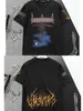 24ssNew Men's Summer Loose T-shirt Fashion Trend Pure Cotton Short Sleeve Luxury Letter Graffiti Pattern T-shirt M-3XL