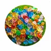 Bottles Bulk Glow In Dark Orange Petals Fruit Accessories Colorful Miniature Doll House Food Art Supply Decoration Charm Craft