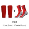 Sports Socks 1 Set of High Elasticity Shin Guards Football Leg Cover Non-slip Soccer Tennis Basketball Sport Socks Grip Cycling Riding Socks YQ240126