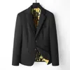 Play Designer High Quality Designer Passar Black Casual Business Luxury Mens Blazer Jacketrock