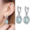 Orecchini pendenti 2024 Fashion Opal Classic Lady Jewelry per le donne Regalo di nozze per feste
