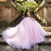 Magnifiques robes de Quinceanera pour 16 ans robe de bal sexy hors de l'épaule appliques en dentelle tulle longue robe de soirée pour fille vestidos de 15