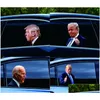 Banner Flags 25X32Cm Trump 2024 Car Sticker Party Supplies U.S. Presidential Election Pvc Cars Window Stickers Drop Del Delivery Hom Dhzqa