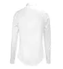 Lyxvarumärke Herrklänning Skjortor Fashion Design Mänskjorta Långärmad kemis Homme White Slim Fit Tuxedo Shirt Camisa Social