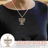 Pendentif Colliers Chandelier Collier Hanukkah Bijoux pour femmes Chaîne Dainty Unique Womens Holder