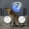 LED neon imza yeni led parti labrador köpek görüntü neon ışıklar köpek görüntü parti evcil hayvan yatak odası parti dekorasyon tasarımı atmosfer ışıkları parti dekor yq240126