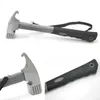 Outdoor multifunctional ground peg hammer camping tent canopy hammer high carbon steel hammer hiking accessories 240124