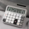 Calcolatrici Calcolatrice ergonomica Calcolatrice alimentata a batteria con display LCD aggiuntivo per uso domestico in ufficio Calcolatrice desktop portatile per lavoro