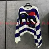 Мужские свитера 2023SS Свободный пуловер с круглым вырезом Осень/Зима вязаный свитер с длинными рукавами оверсайз RAF SIMONS RS Свитер T240126