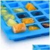 Baking Moulds Mods 126 Cavities Square Sile Molds Mini Cheese Hard Candy Chocolate Gummy Caramel Ice Cubes Jelly 220509 Drop Deliver Dhj3F