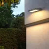 Lâmpada de parede giratória e ângulo ajustável criativo ao ar livre à prova d'água fundição jardim/terraço/vila/luz do corredor