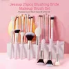 Makeup Brushes Jessup Professional Makeup Brushes Set 25st Powder Foundation Eyeshadow Concealer Blusher Brush Makeup Cosmetic Kits T290 Q240126