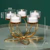 2PCS Candle Holders Mental Candlestick Holder IronCandlestick Holders for Romantic Candlelight Dinner Props Modern Table Decoration Bedroom Decor