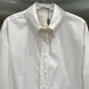 Женская рубашка, дизайнерская блузка, модные рубашки с вышивкой и графикой, свободные короткие хлопковые пальто с лацканами и длинным рукавом