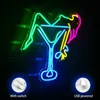 LED Neon Sign Ineonlife Sexy Vrouw Wijnglas Neon Sign LED Licht Thuis Bar Slaapkamer Esthetische Man Cave Kamer Party Clup Muur Versieren Kunst Geschenken YQ240126