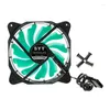 Fans kyldator för fall 120mm LED Red Blue Green CPU Cooling Fan 1 Dropship Drop Delivery Computers Networking Components OTC8D