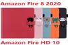 Pour Amazon Kindle Fire 8Fire HD 8Fire HD 10 étui en cuir souple TPU Fire HD Plus 2020 silicone magnétique tablette couverture intelligente 9933473