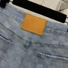 Designer mulheres shorts roupas de luxo para senhoras verão cintura alta denim com couro volta decoração jeans 26 de janeiro