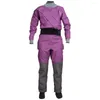 Women's Swimwear Kayaking Kitesurf Drysuits 3 Layers Waterproof Material Fabric Surfing Rafting Diving One Pieces WD41