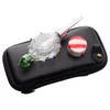 Headshop888 NC031 Dab Rig Glasbong Pfeifenbeutel-Set 510 Keramik Titan Quarz Banger Nagel 45/90 Grad Dabber-Werkzeug Bunte Wassersprudler-Bongs im Schildkrötenstil